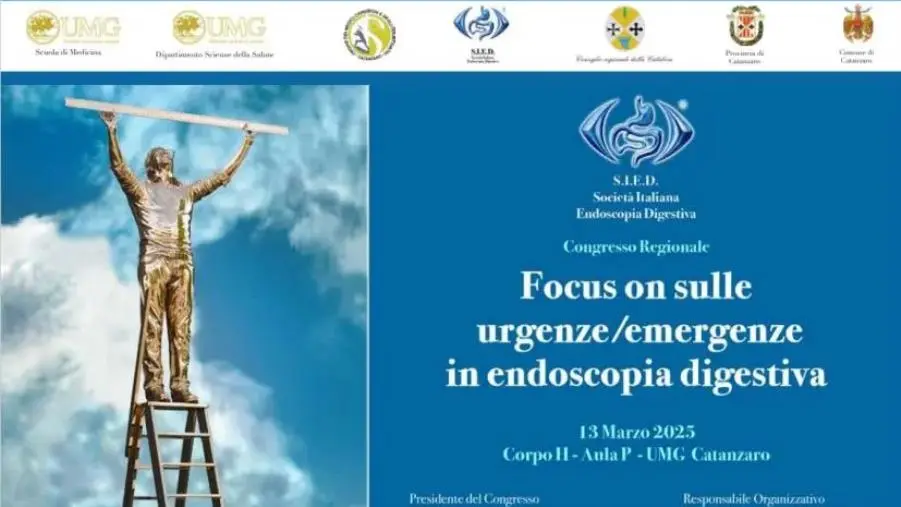 "Urgenze/emergenze endoscopia digestiva”: il 13 marzo congresso medico a Catanzaro