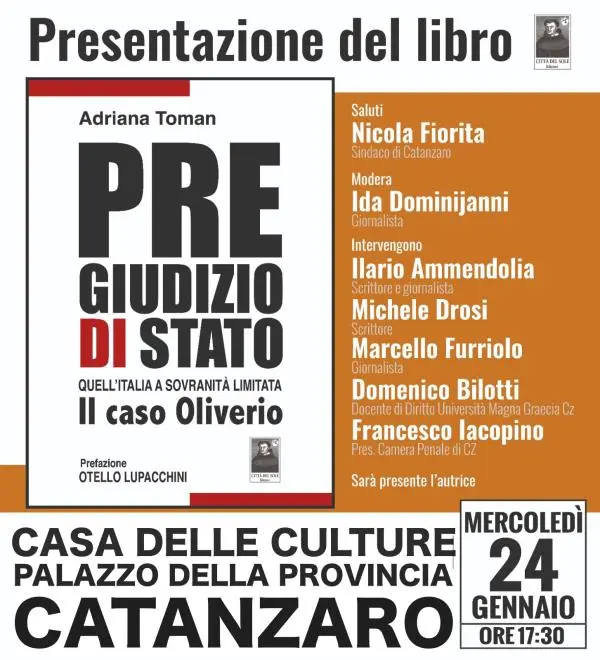 images "Pregiudizio di Stato- Il caso Oliverio", domani la presentazione del libro a Catanzaro