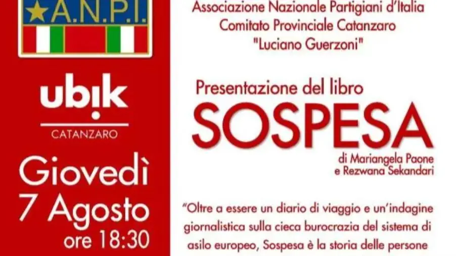 images "Sospesa", il libro di Mariangela Paone al Parco Gaslini di Catanzaro il 7 agosto