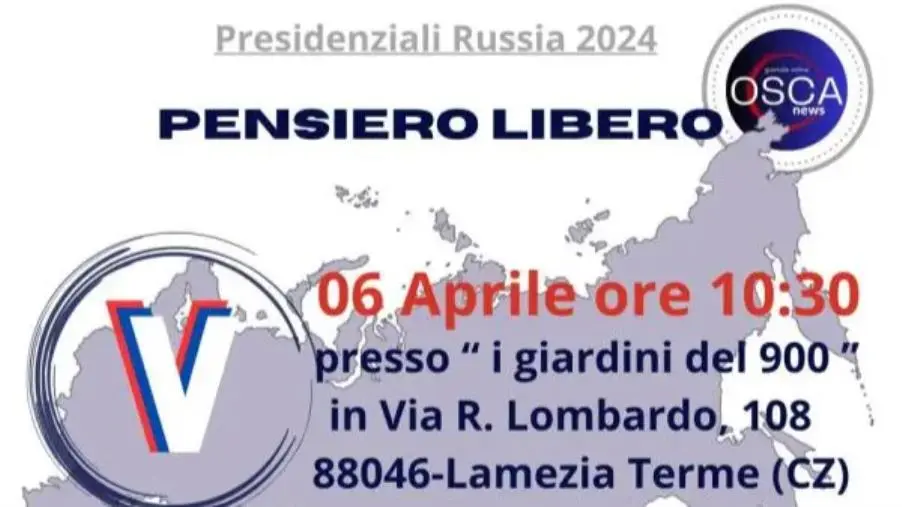 Presidenziali Russia 2024: la delegazione italiana di esperti elettorali a Lamezia Terme