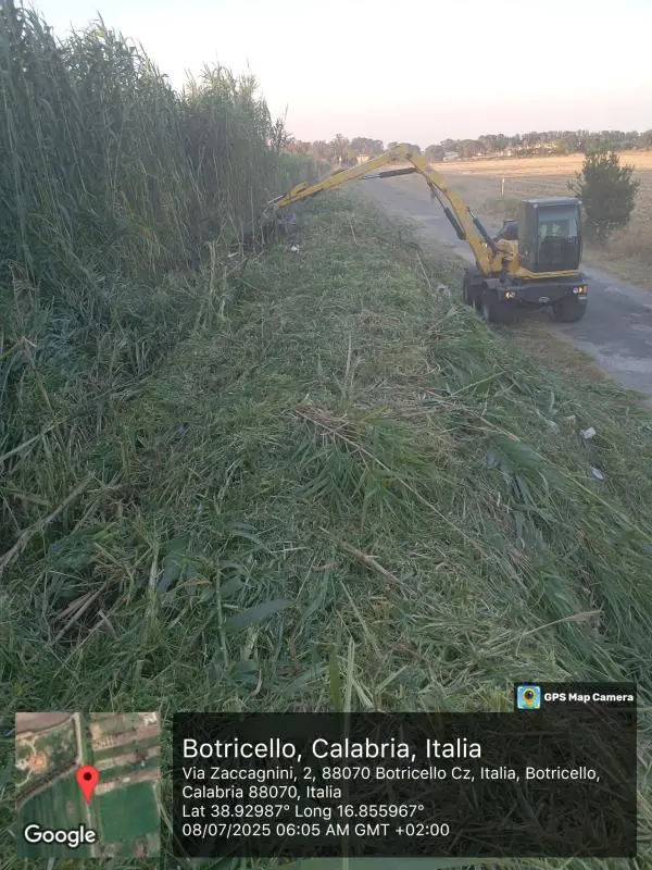 Pulizia dei burroni, intervengono il Comune di Botricello e il Consorzio di Bonifica