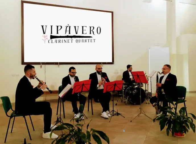 Concerto del Vipavero Clarinet Quartet alla Casa della Musica di Laureana di Borrello