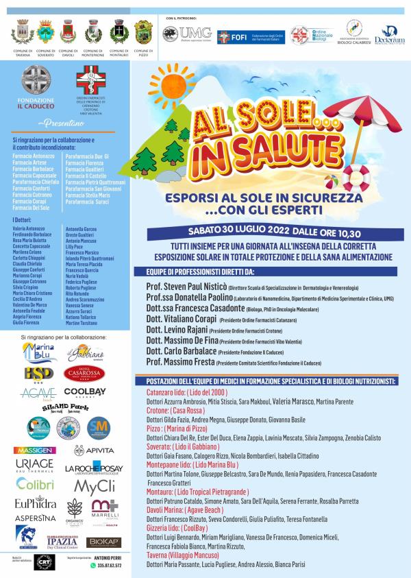 images “Al Sole… in Salute”, domani la presentazione della Terza edizione a Montepaone Lido