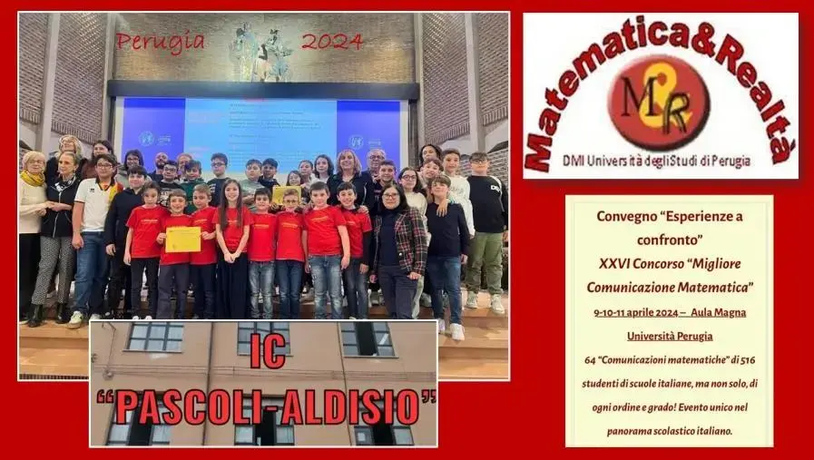 images Matematica&Realtà – Università di Perugia: vincono gli alunni dell’Ic Pascoli-Aldisio