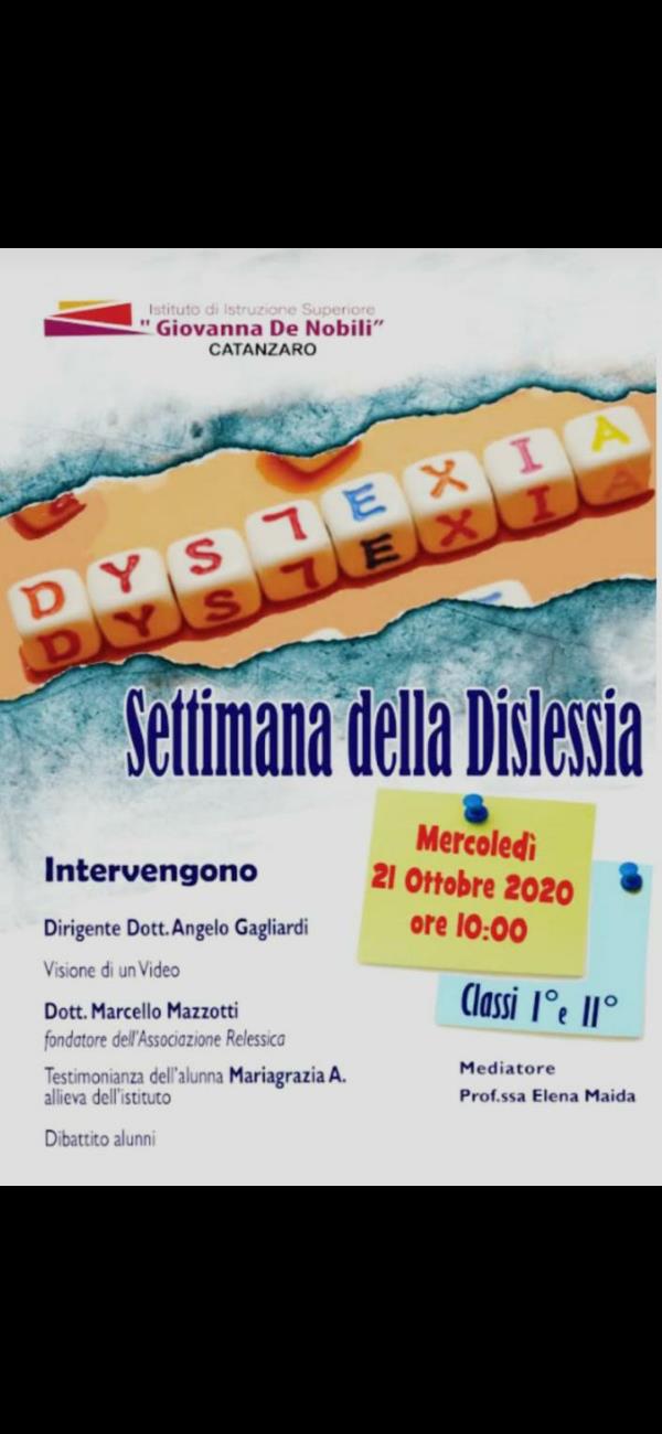 Celebrata all'Istituto "De Nobili" di Catanzaro la Giornata dedicata ai disturbi specifici dell’apprendimento
