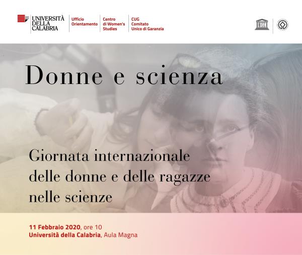 Non solo Coronavirus: domani all'Unical si omaggia l'impegno delle donne nella ricerca scientifica 