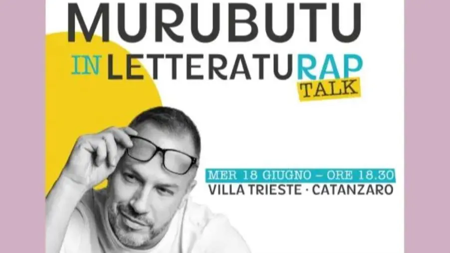 La letteratura di Murubutu nel cartellone del festival "daMargherita" a Catanzaro 