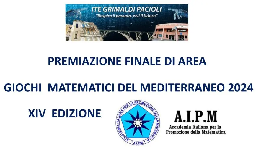 images All’I.T.E. “Grimaldi-Pacioli” di Catanzaro la premiazione delle finali dei Giochi Matematici del Mediterraneo 2024
