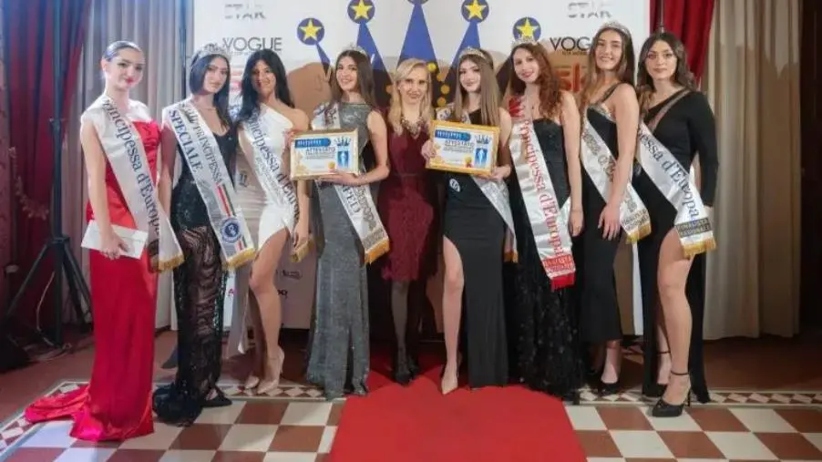 images Miss Principessa d'Europa fa tappa nel Vibonese: Malena Presta e Chiara Cosentino alla finale a Roma 