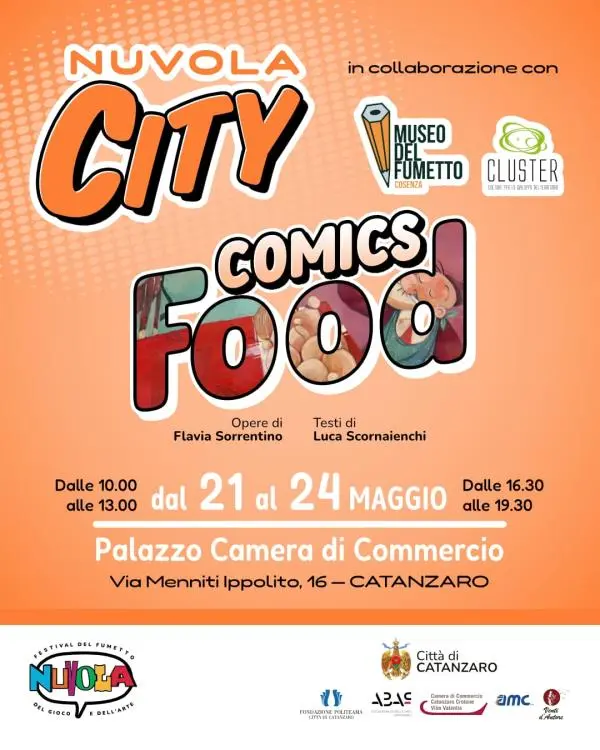 Nuvola, al Palazzo della Camera di Commercio l'inaugurazione della mostra "Comics Food" 
