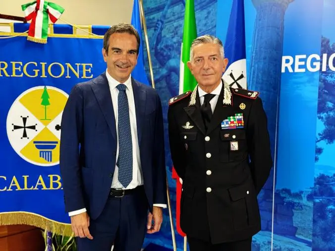 images Occhiuto incontra Sciuto: "Avanti con l'alleanza Regione-Arma per il bene della Calabria"