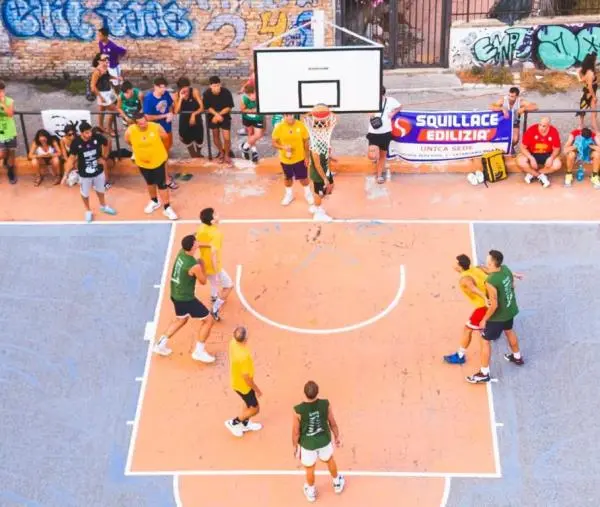 “Gigi Dattilo Playground” in Piazza Brindisi, Battaglia e Belcaro: “La magia del basket di strada” 