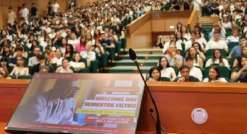 images “Welcome Day” all'Unical: la carica degli aspiranti medici 