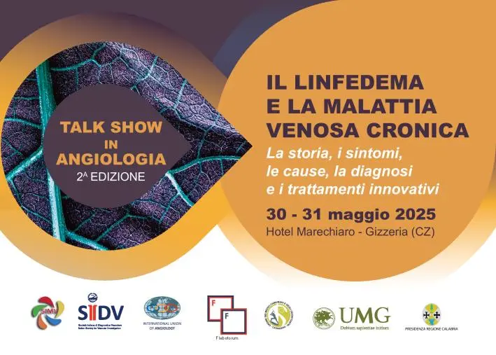 images Gizzeria, domani al via la seconda edizione del talk show in angiologia sul tema: “Il linfedema e la malattia venosa cronica"
