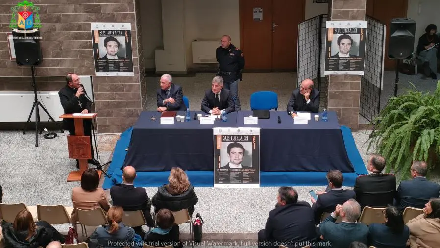 images L'intervento di monsignor Parisi all'inaugurazione della mostra sul giudice Rosario Livatino