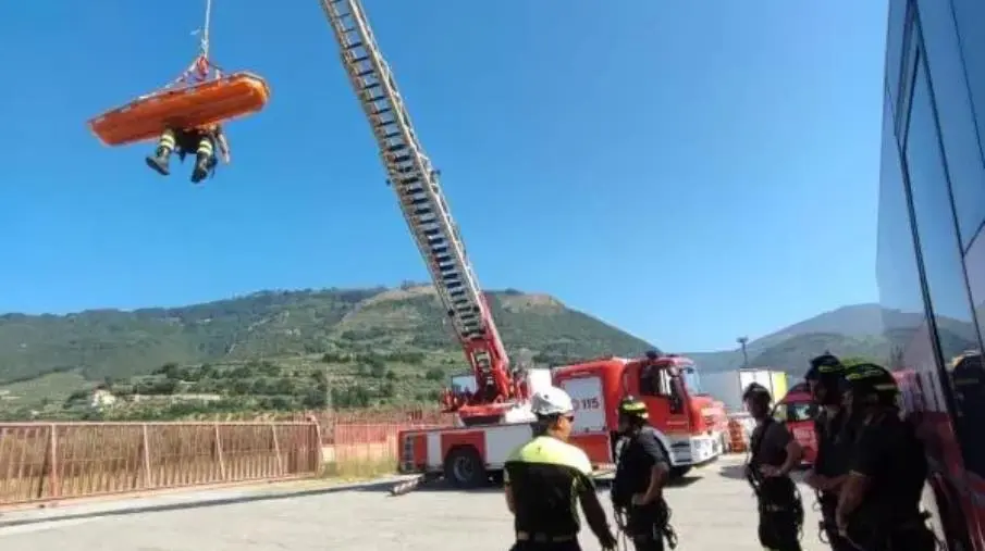 Giorni di formazione a Lamezia per i Vigili del fuoco del nucleo SAF
