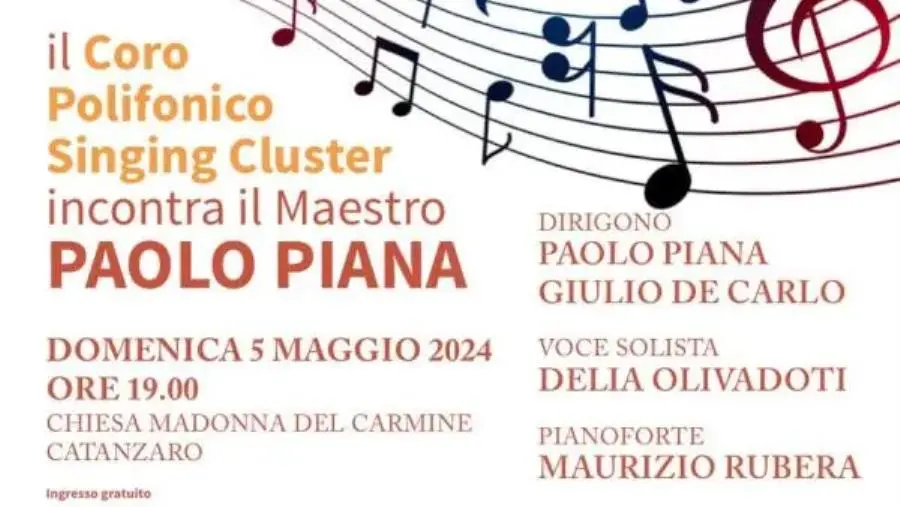 images Catanzaro, weekend in musica con il coro Singing Cluster nella chiesa del Carmine