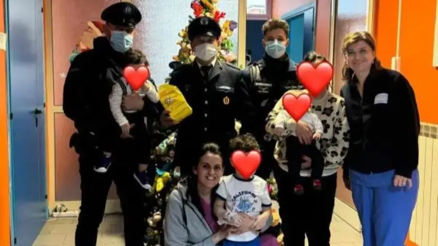 La befana di Assipol ha fatto felici i piccoli ospiti dell'ospedale di Castrovillari 