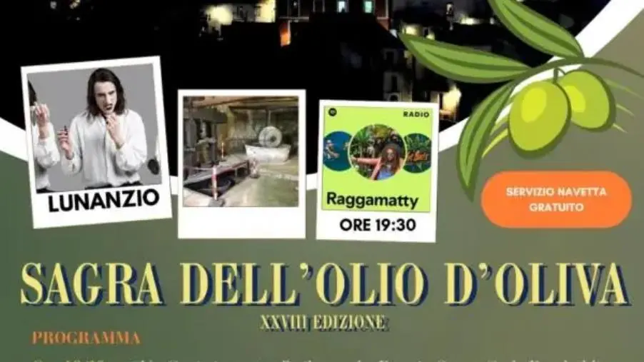 Sellia, torna la “Sagra dell’Olio d’Oliva” nel centro storico: appuntamento il 17 agosto