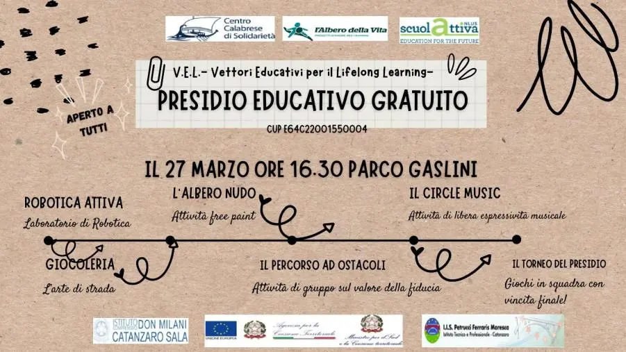 images Progetto “V.E.L. vettori educativi per il lifelong learning”, domani al Parco Gaslini un presidio educativo 