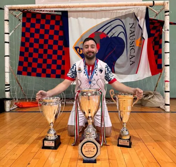 Futsal, il triplete del Nausicaa e Marino: "Pazienza, lavoro e quel goal da serie B"