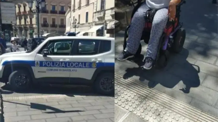 Auto Municipale ostruisce passaggio ad un disabile a Catanzaro, la denuncia di Liano