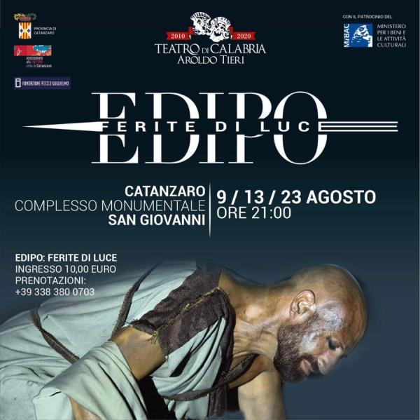 images Domenica al Complesso monumentale del San Giovanni va in scena "Edipo: ferite di luce” del Teatro di Calabria