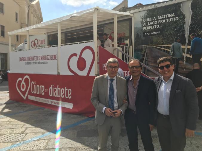 Polimeni ha partecipato alla tappa catanzarese dell’iniziativa “Al cuore del diabete”