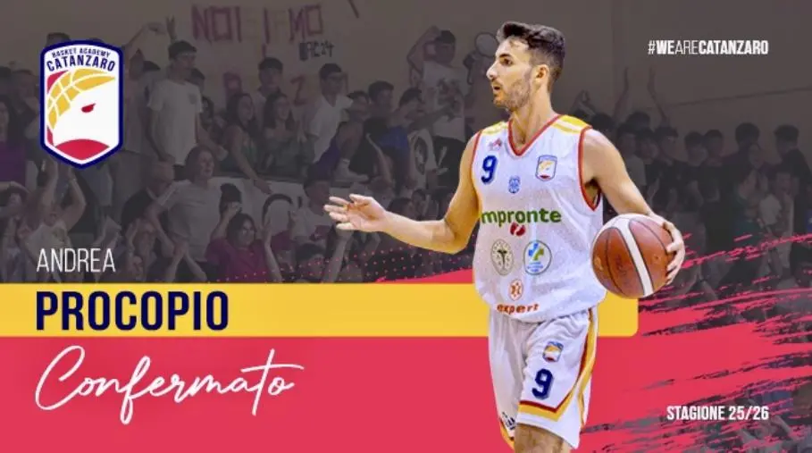 Basket, Procopio confermato nella cabina di regia dell’Academy Catanzaro