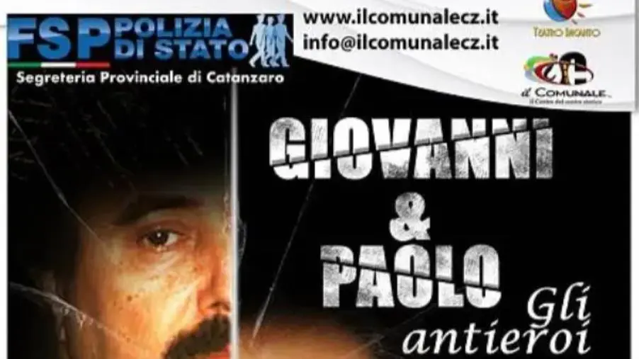 Catanzaro, il 10 marzo l'omaggio a "Giovanni e Paolo - gli antieroi" 