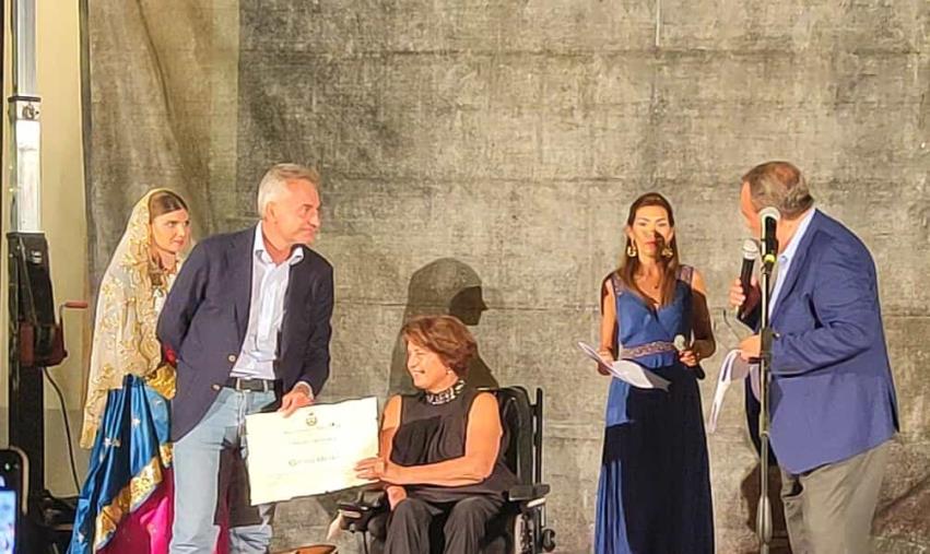 images Premio internazionale Morea, la prof. Cettina Mazzei di Caraffa nominata Cavaliere di Skanderbeg