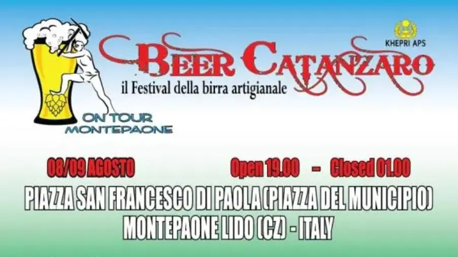 images Beer Catanzaro fa tappa a Montepaone lido 8 e 9 agosto tra birra artigianale, musica e street food