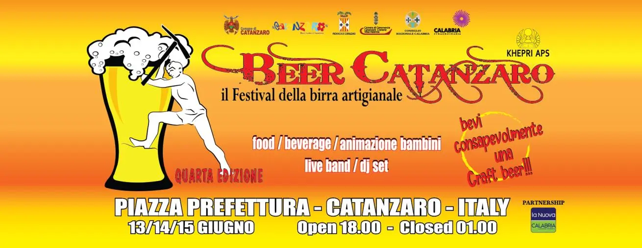 Catanzaro, torna il Beer Fest: tre serate tra birra artigianale, street food e musica dal vivo
