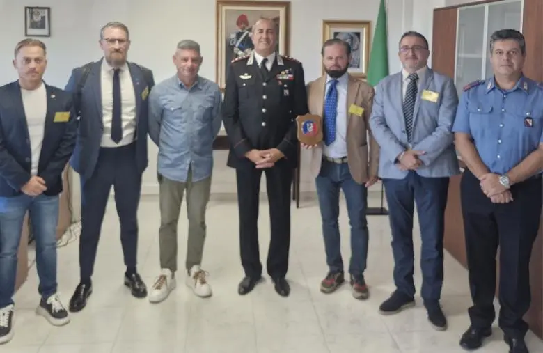 Catanzaro, Unarma incontra il nuovo Comandante provinciale dei Carabinieri Giovanni Pellegrino