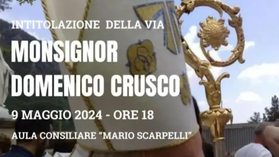 images San Marco Argentano celebra Monsignor Domenico Crusco con l'intitolazione di una via