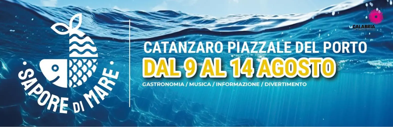 Al via a Catanzaro “Sapore di Mare”: 6 giorni di emozioni tra scienza, musica, gastronomia e tradizione