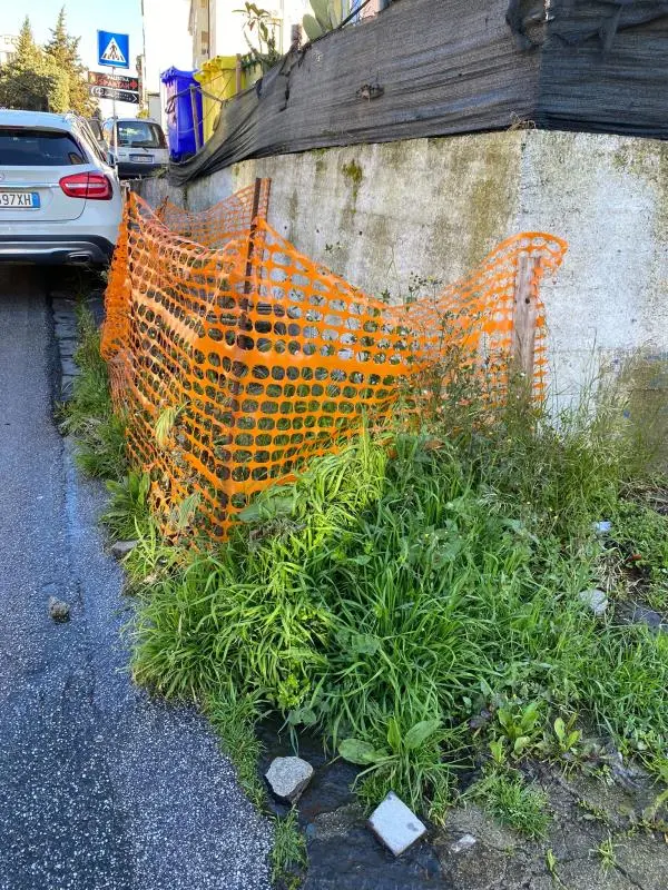 images Costa: "Strada collassata in via Izzi De Falenta e marciapiede inibito a viale Campanella, dov'è il cambiamento?"