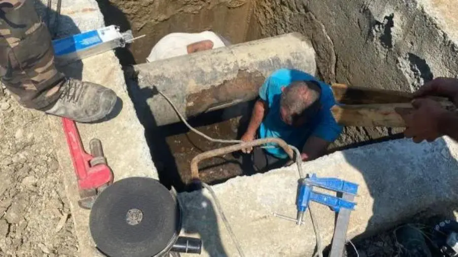 A Catanzaro perdita idrica nel quartiere Santa Maria, Barberio: “Le squadre notturne funzionano”