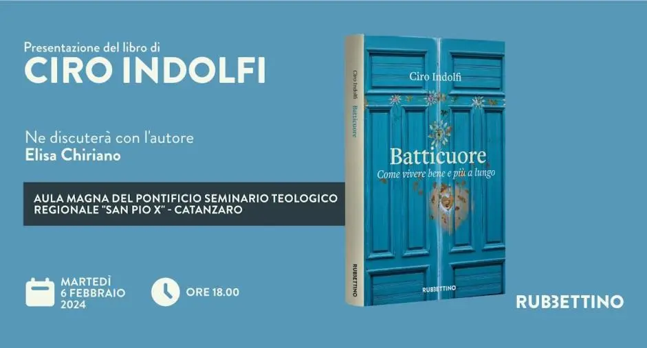 images "Batticuore, come vivere bene e più a lungo": il cardiologo Ciro Indolfi presenta il suo nuovo libro a Catanzaro