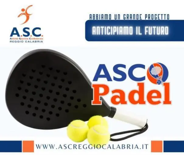 Demetrio Giordano è il nuovo referente Padel ASC Reggio Calabria