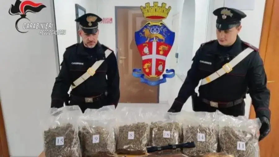 Trovate nel Reggino un’arma clandestina, numerose munizioni e 9 chili di droga

 