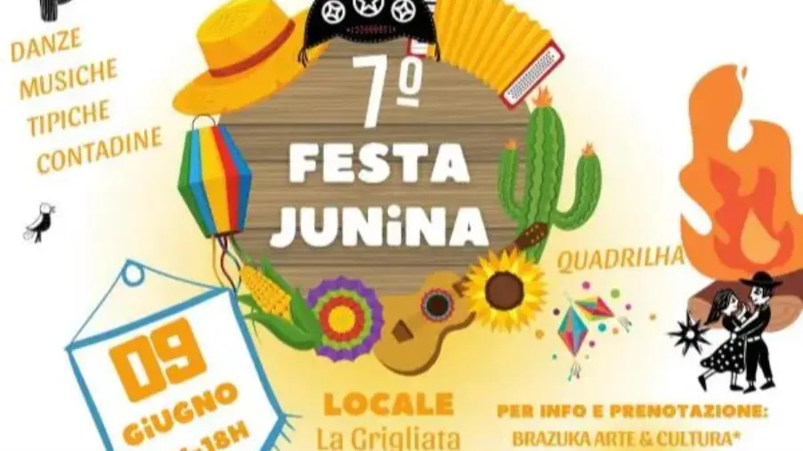 La comunità brasiliana a Botricello per la 7a festa "Junina" in Calabria 

