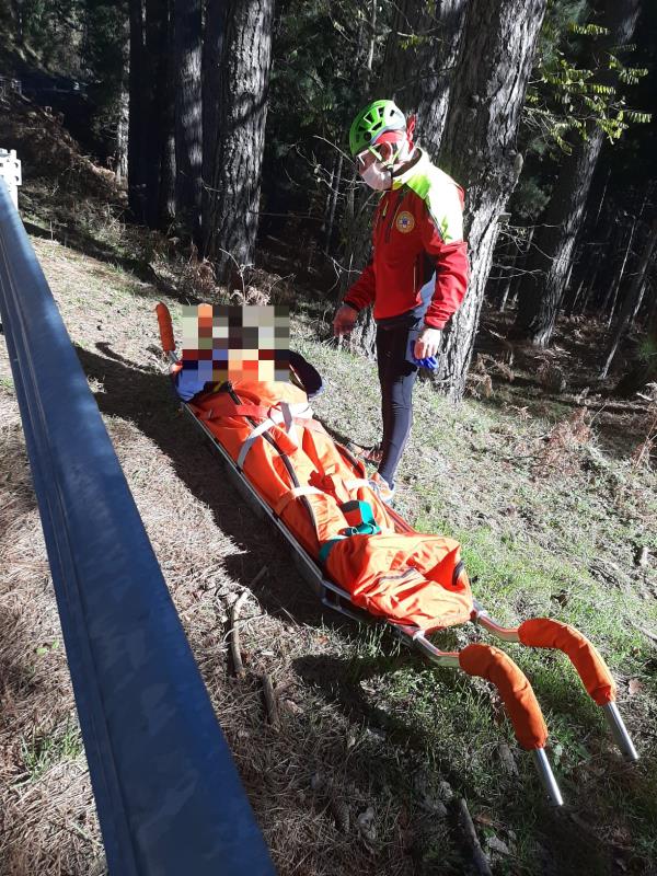 images Fungaiolo si frattura una gamba in un bosco di San Giovanni in Fiore, salvato dal soccorso alpino  