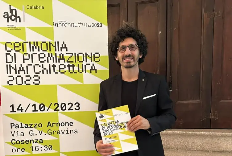 images Cosenza, a Francesco Schiavello la menzione speciale al premio Inarch Calabria 2023