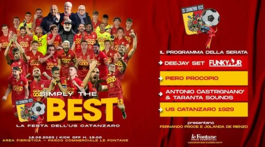 Festa Us Catanzaro 1929, Noto chiama a raccolta il popolo giallorosso: "Sarà una grande serata"
