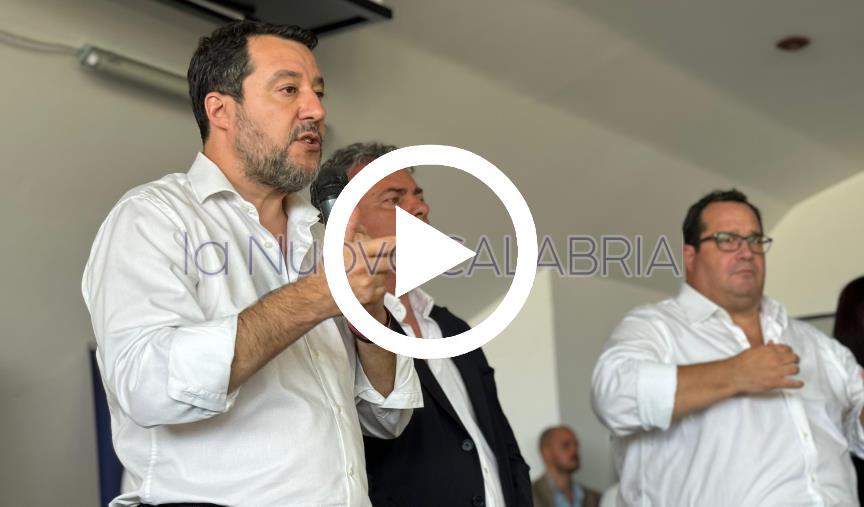 images Salvini a Catanzaro: "Per la Calabria un importante futuro sul piano infrastrutturale"