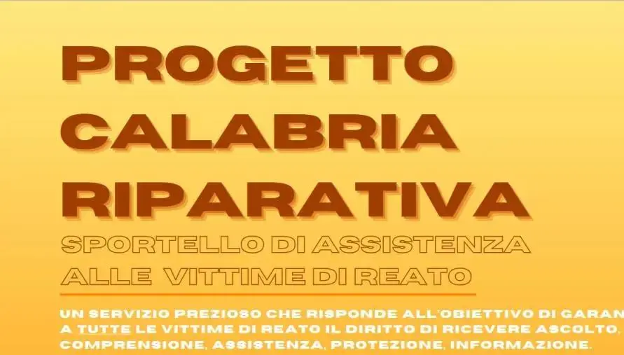 Progetto “Calabria Riparativa”: aperto lo sportello di Catanzaro