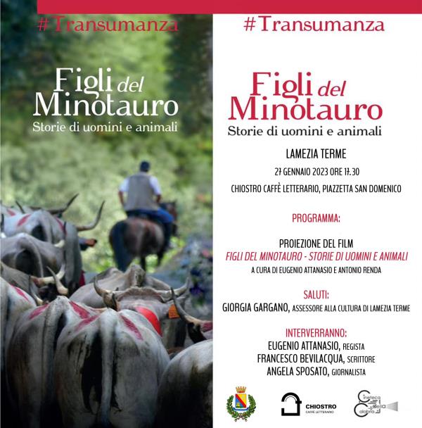 Lamezia ospita la proiezione del documentario “I figli del Minotauro” di Eugenio Attanasio