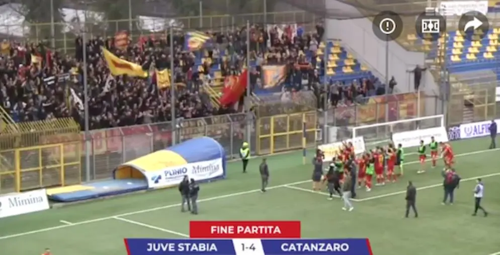 images Serie C, JUVE STABIA vs CATANZARO: 1-4 finale. Show delle Aquile al Menti