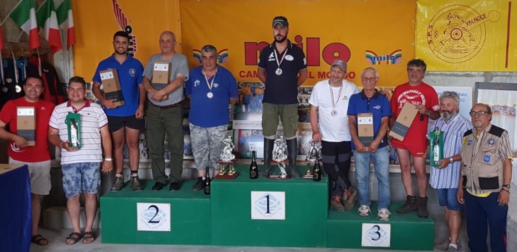 images Campionato Italiano Enal Pesca, sul podio Francesco Pugliese 